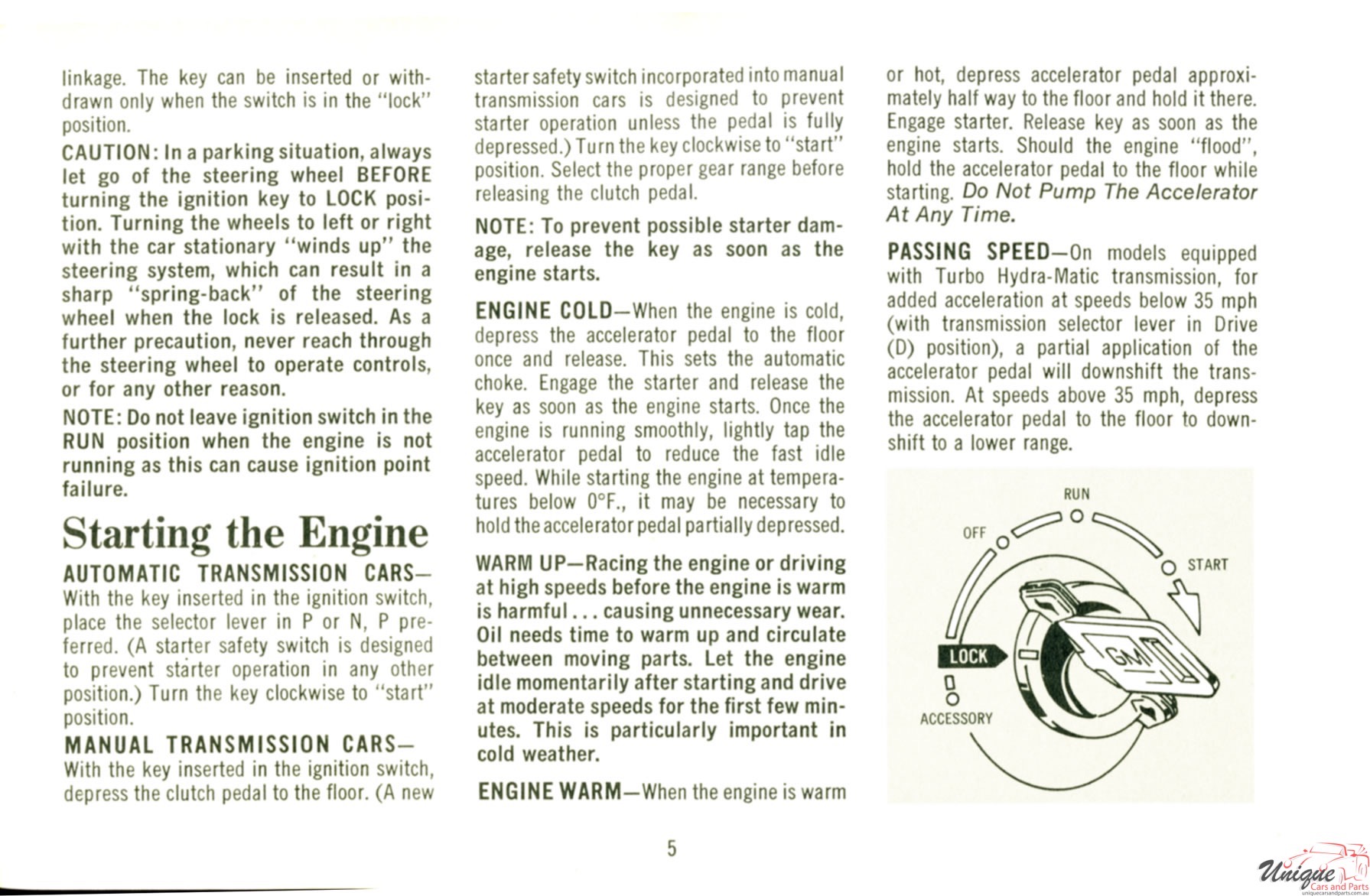 1969 Pontiac Owners Manual Page 61